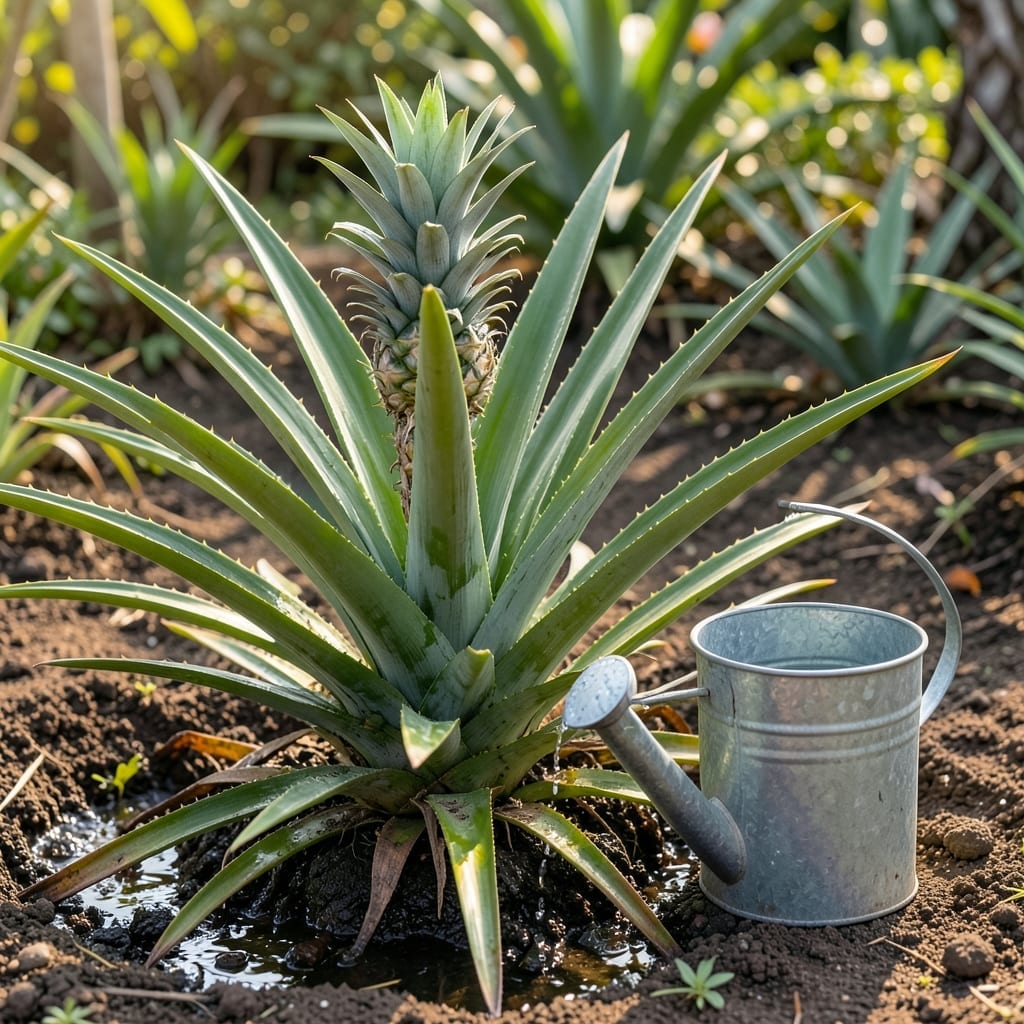 How Much Water Does a Pineapple Plant Need: Weekly Watering Guide for Healthy Growth