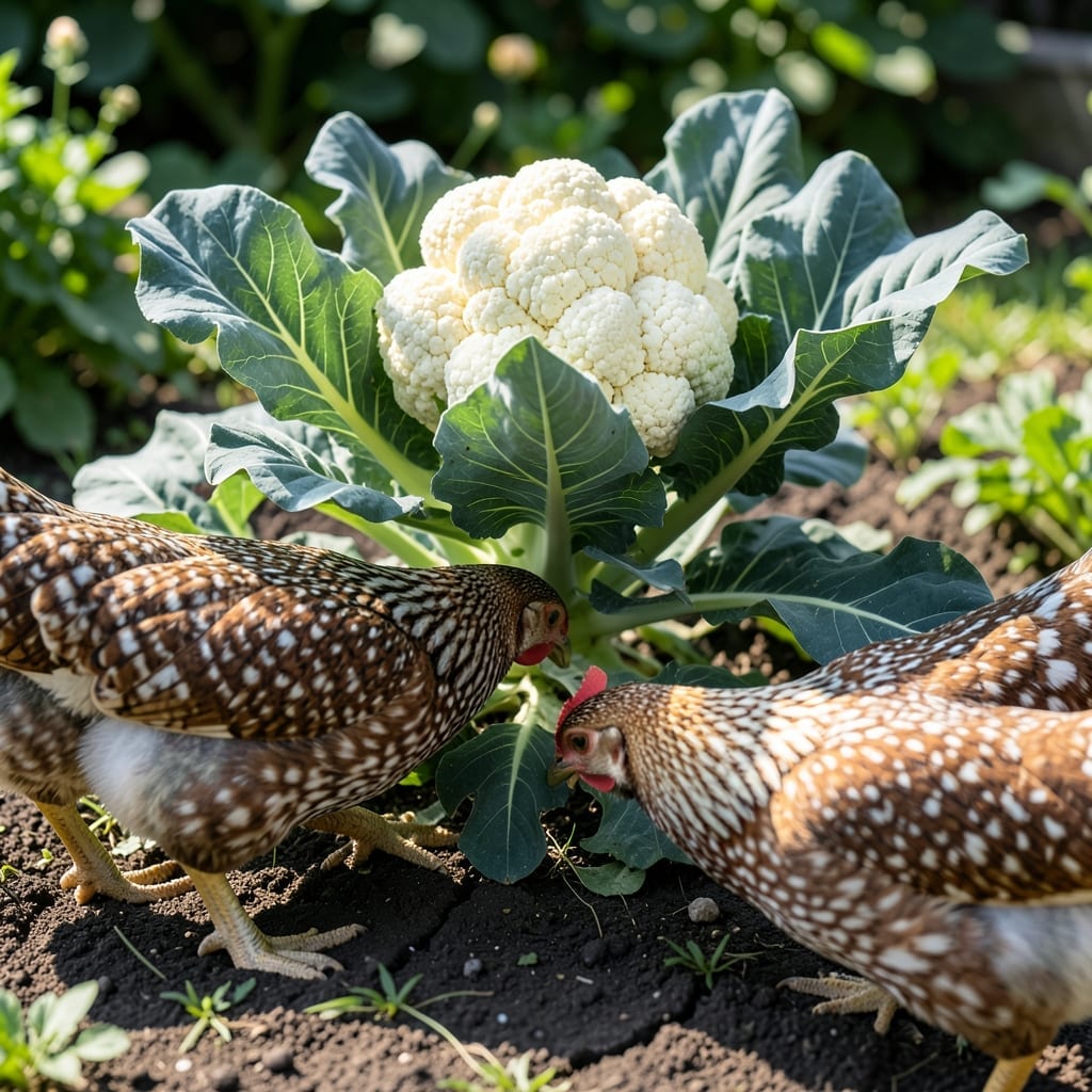 Can Chickens Eat Cauliflower Leaves: Safe Feeding Guidelines and Benefits