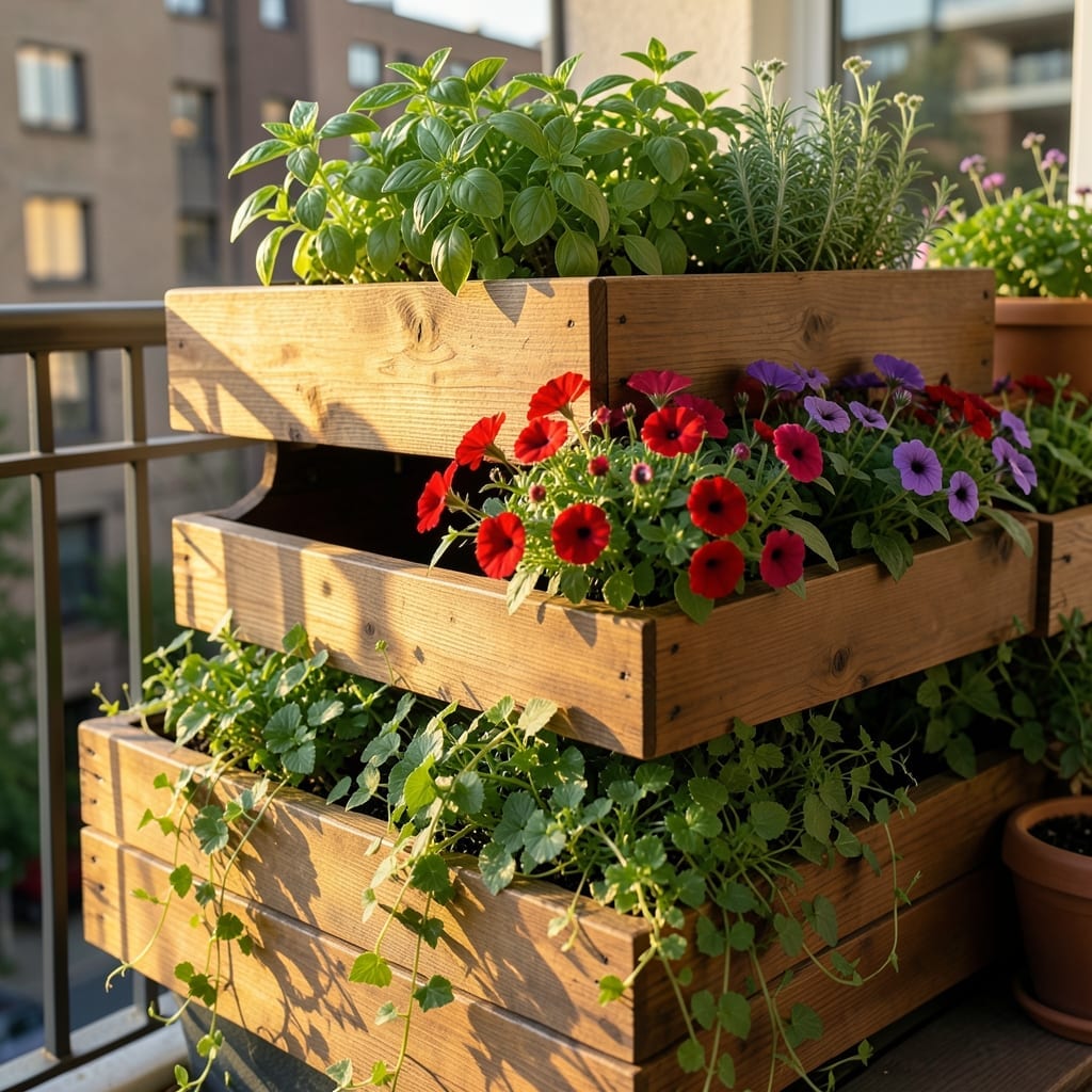 Tiered Cedar Raised Beds