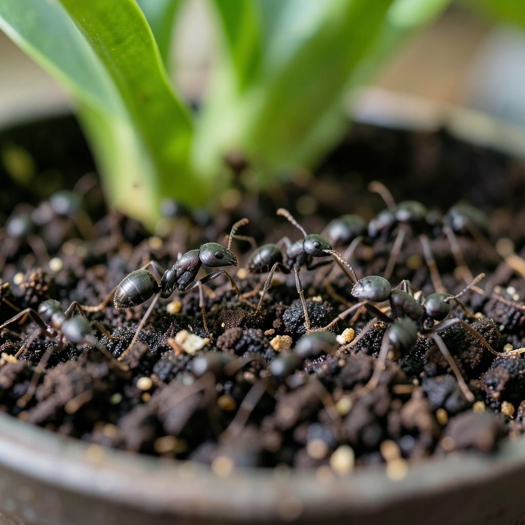 Ants in Plant Soil: Natural Removal for Healthy Roots