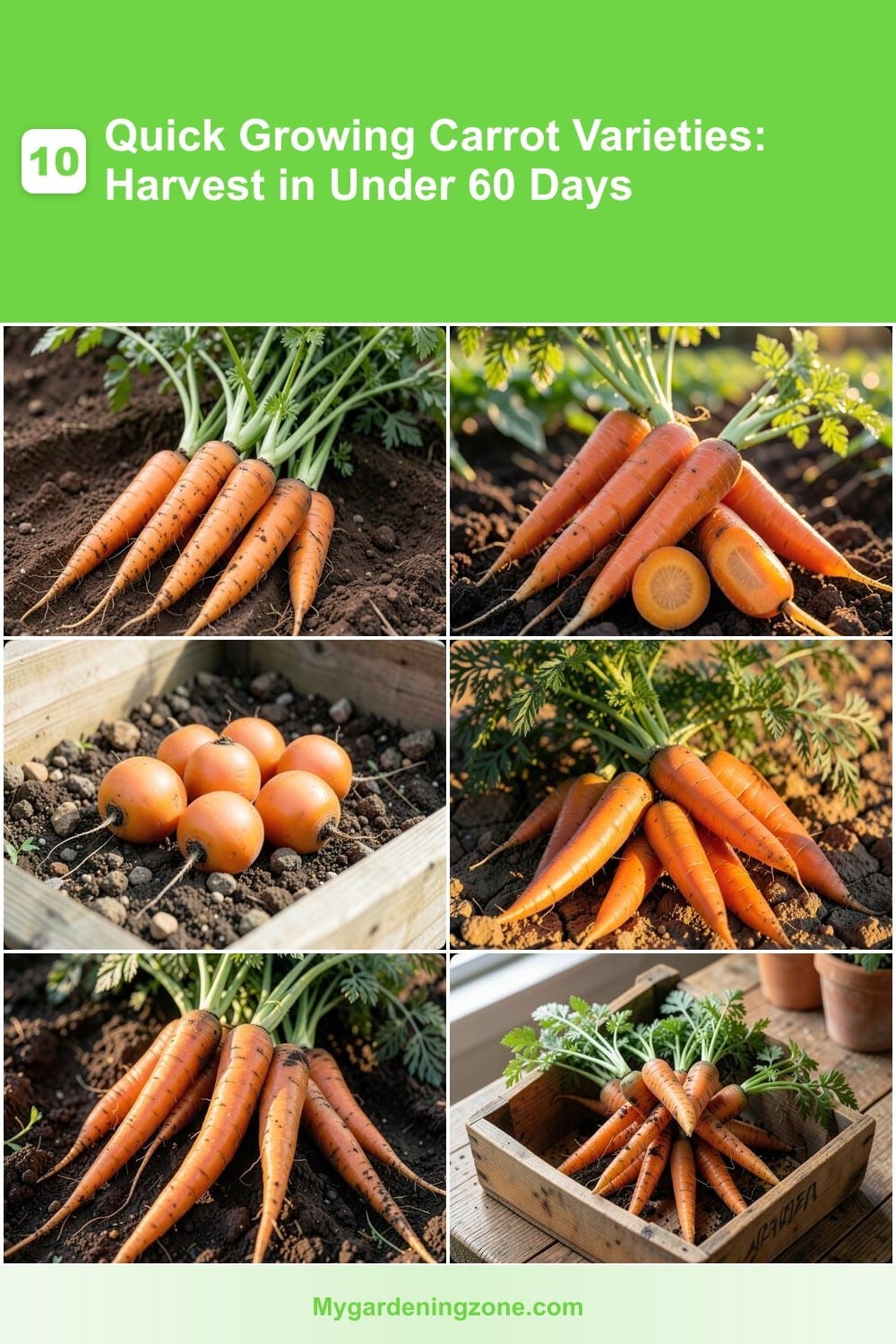 10 Quick Growing Carrot Varieties: Harvest in Under 60 Days 10 Quick Growing Carrot Varieties: Harvest in Under 60 Days