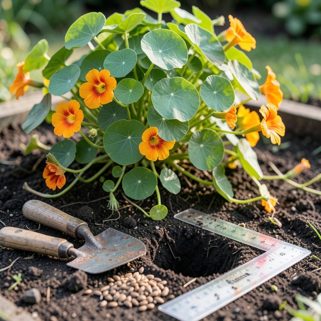 How to Plant Nasturtium Seeds: Ideal Depth for Strong Growth