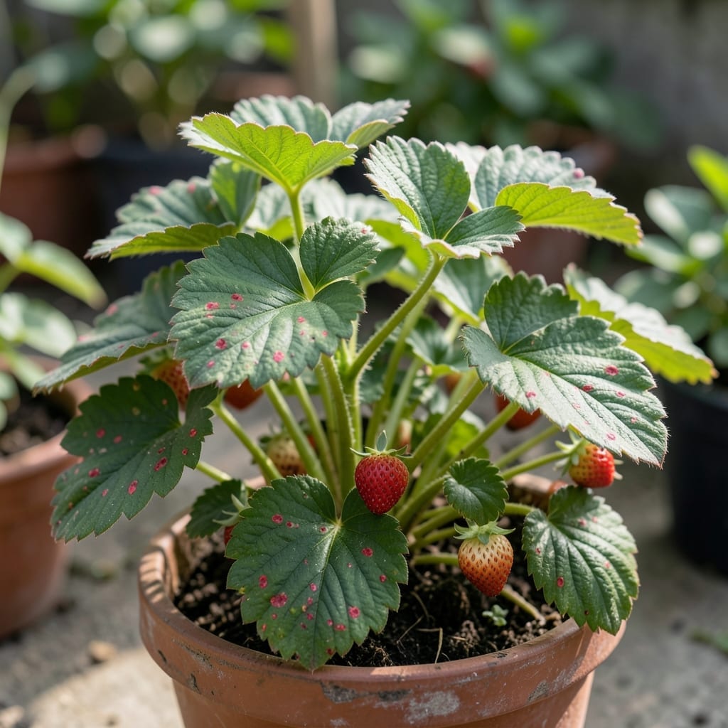 Strawberry Plants Red Spots on Leaves: Fungal Signs and Natural Fixes