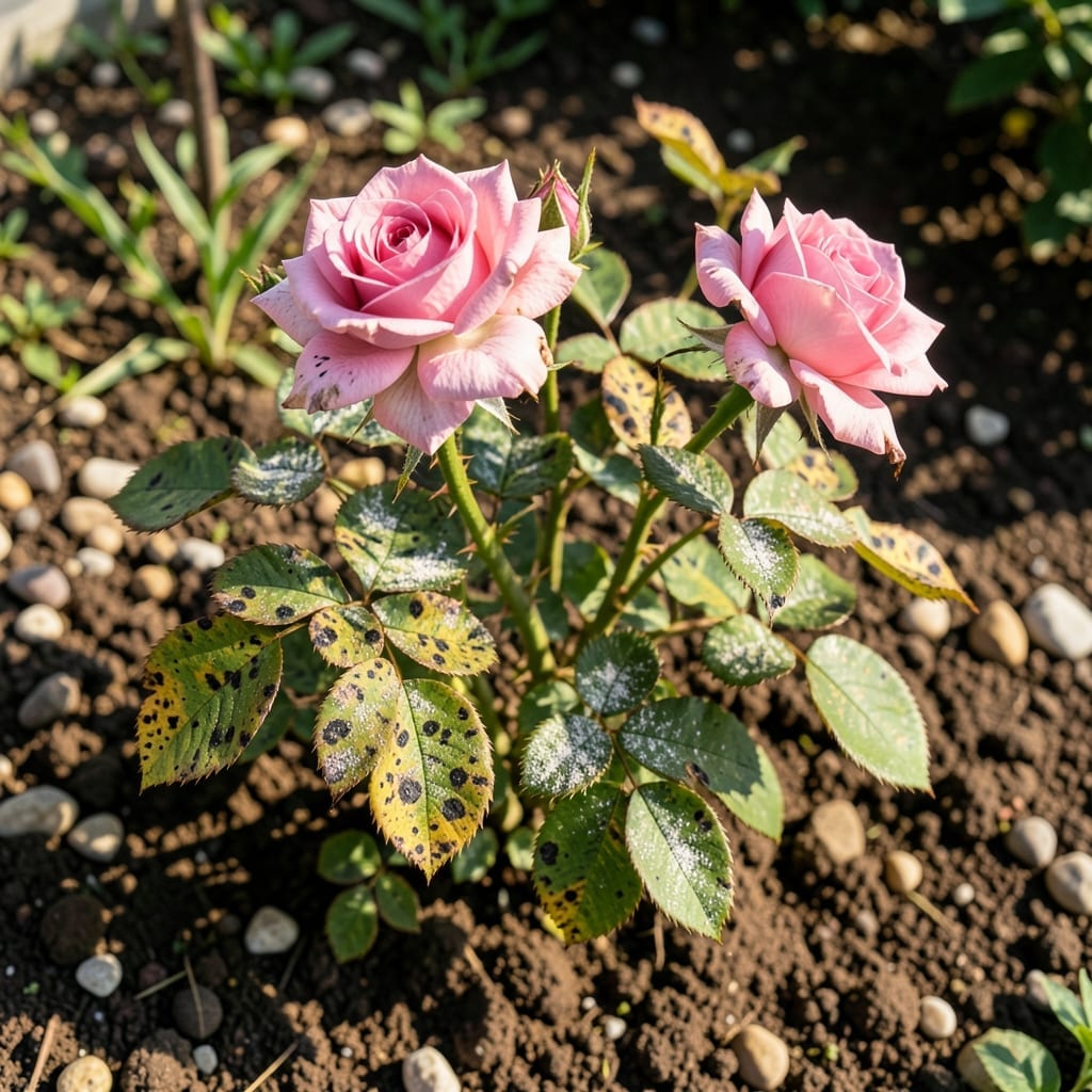 Rose Gardens Disease: Visual Guide to Early Detection and Cure