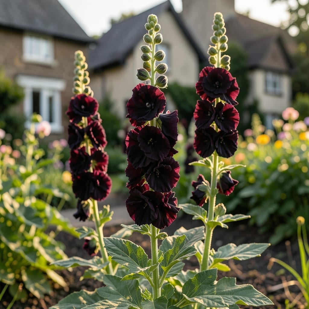 Black Beauty Hollyhock
