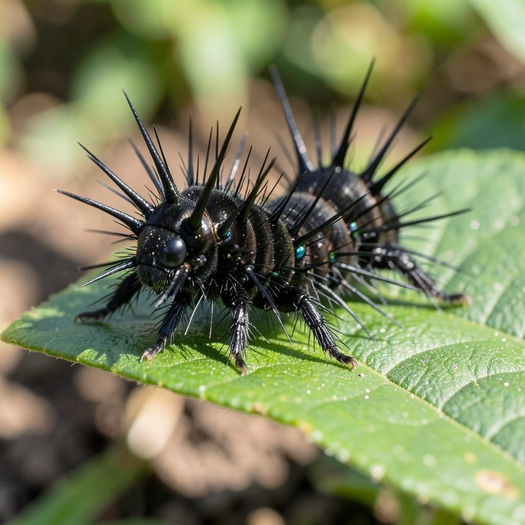 Black Spiky Caterpillar Poisonous: Identification and Safety Guide