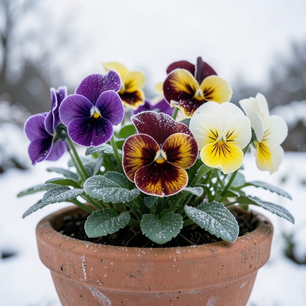 Pansies for Cheerful Cold-Weather Flowers