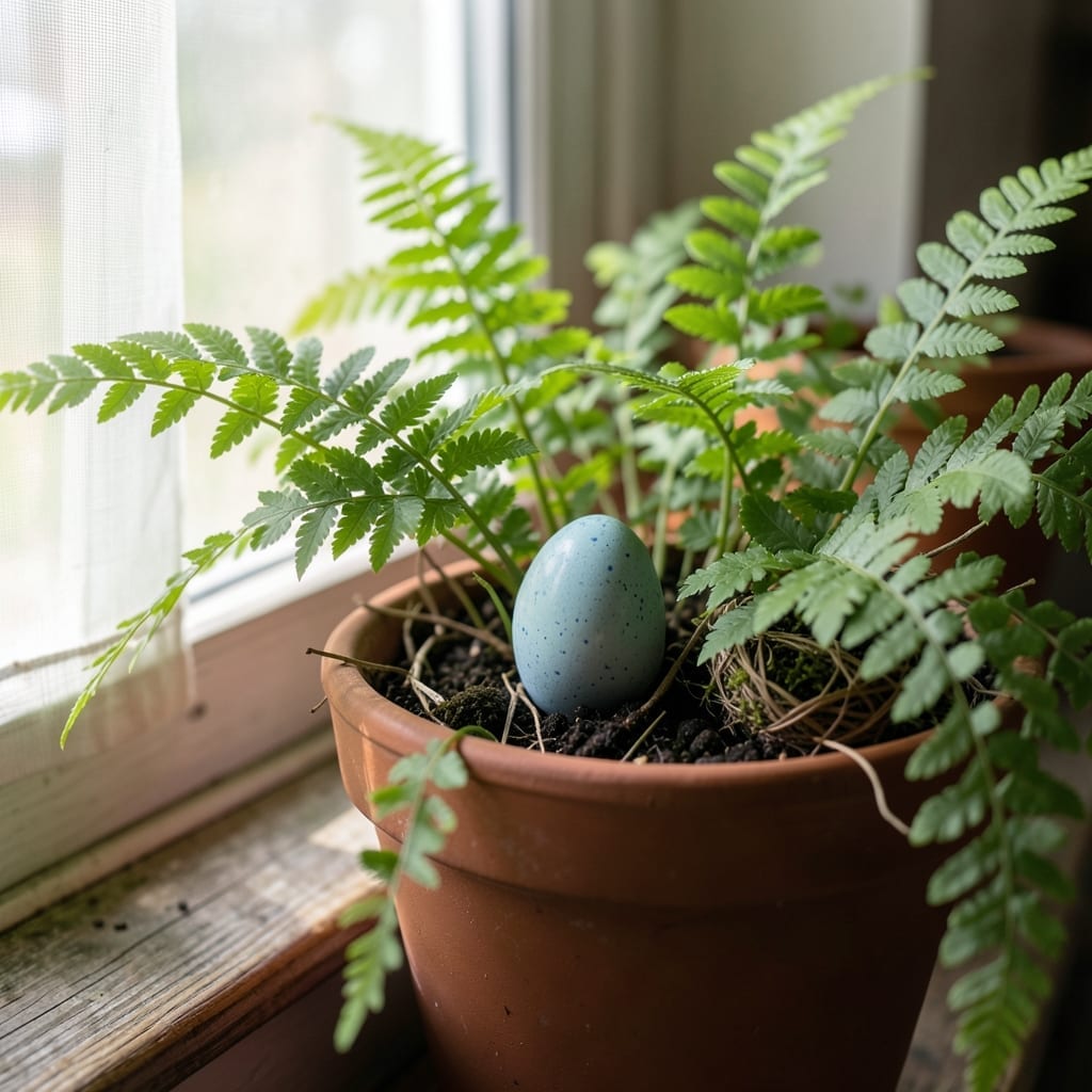 What to Do When a Bird Lays an Egg in Your Plant: Gentle Relocation for Nest Safety What to Do When a Bird Lays an Egg in Your Plant: Gentle Relocation for Nest Safety