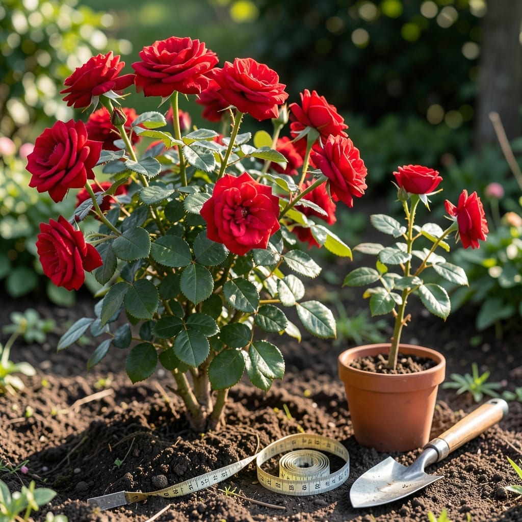 Knockout Rose Spacing: Perfect Distance for Healthy Growth