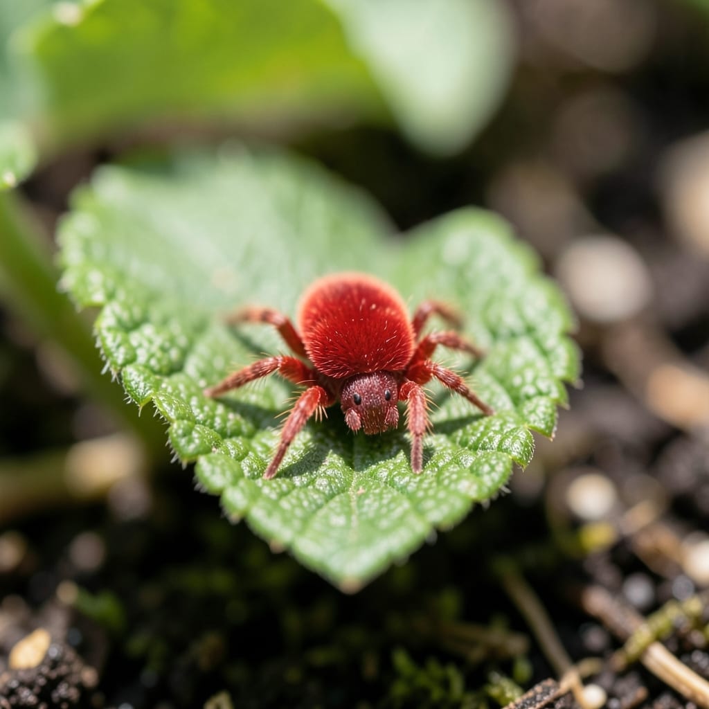 Tiny Red Velvet Mite: Identification and Natural Control Methods