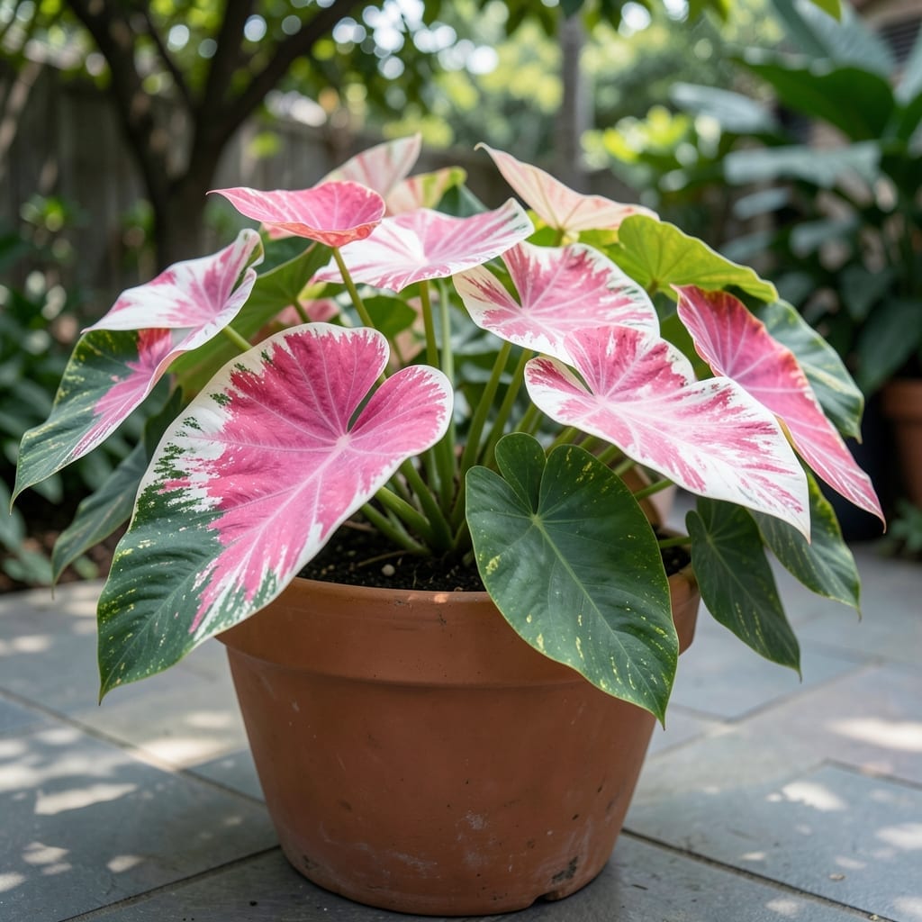 Caladiums for Tropical Flair