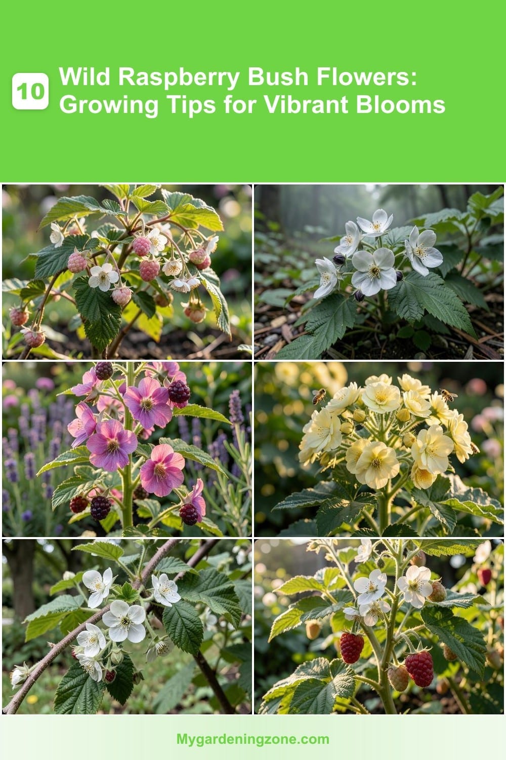 10 Wild Raspberry Bush Flowers: Growing Tips for Vibrant Blooms