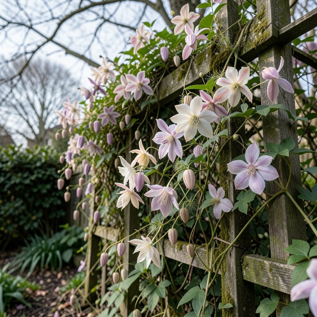 Clematis in Shade-Tolerant Varieties