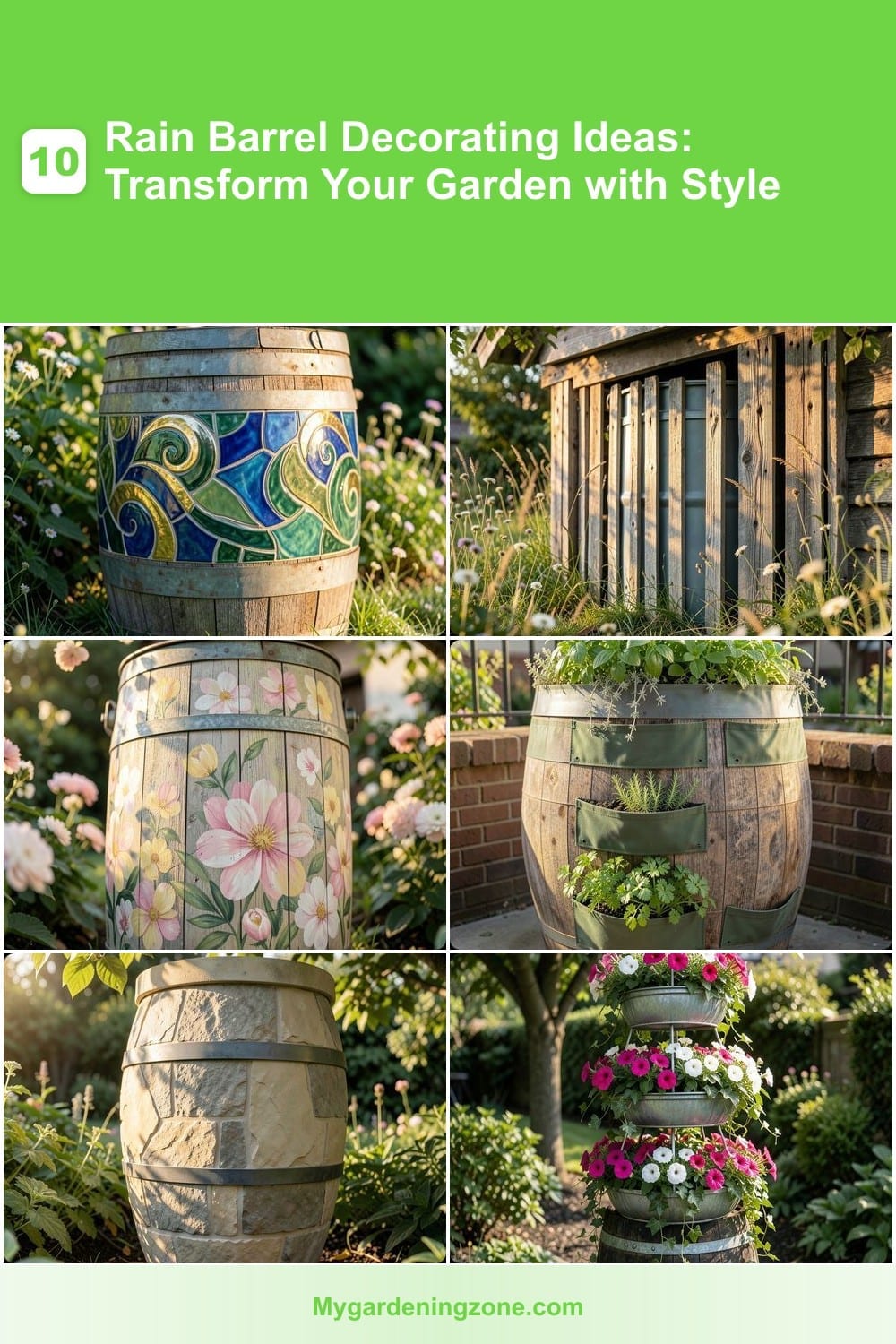 10 Rain Barrel Decorating Ideas: Transform Your Garden with Style