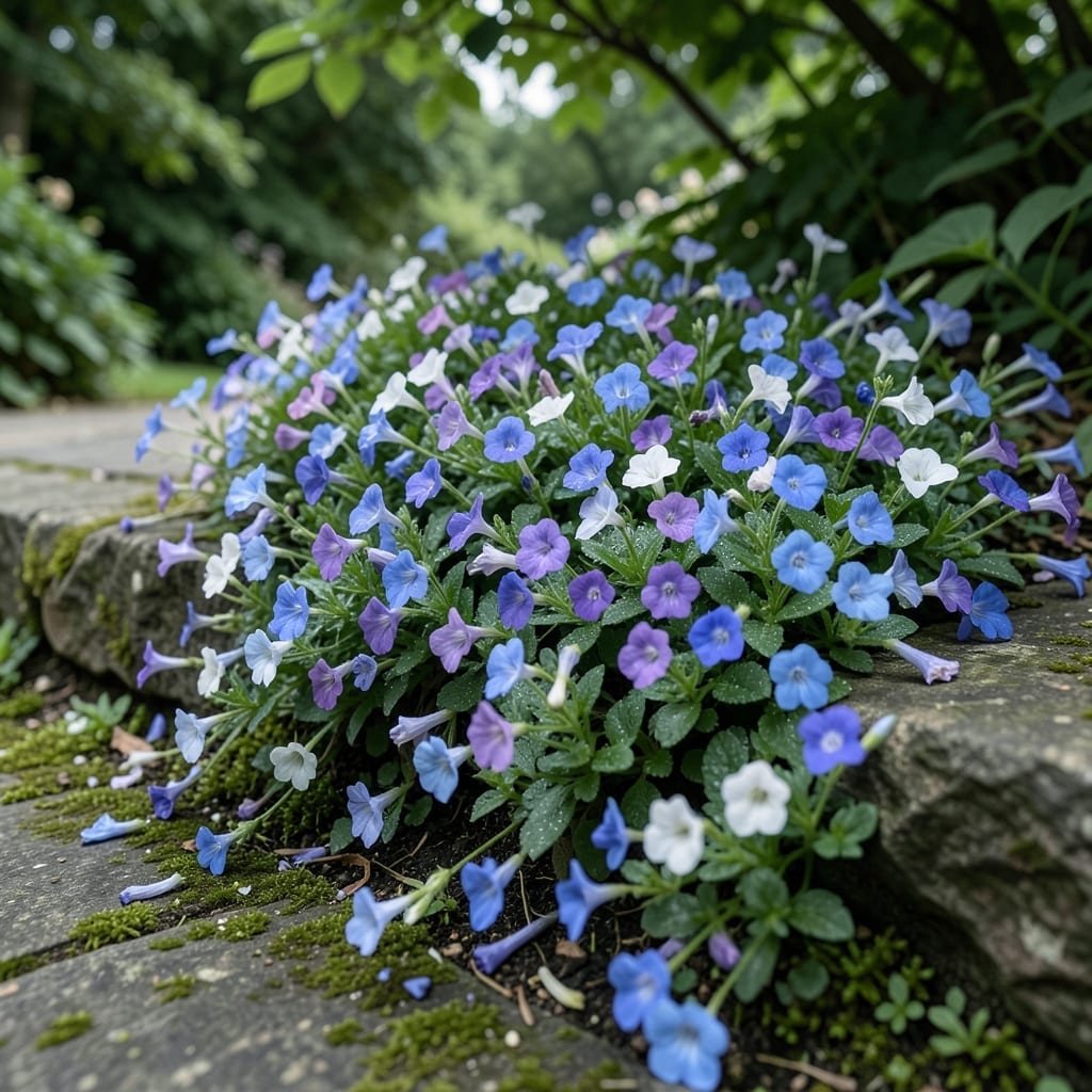 Lobelia for Trailing Blue Carpets