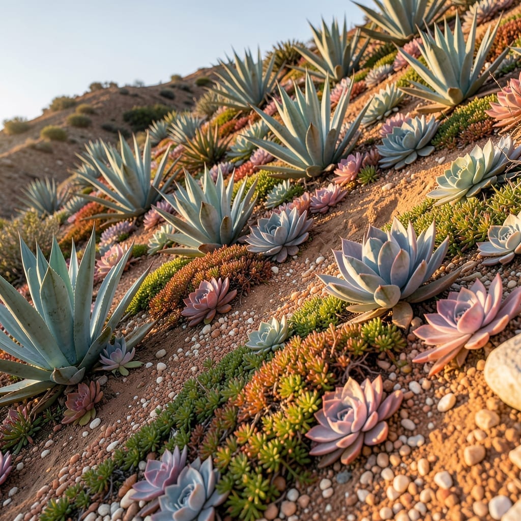 Drought-Tolerant Succulent Garden
