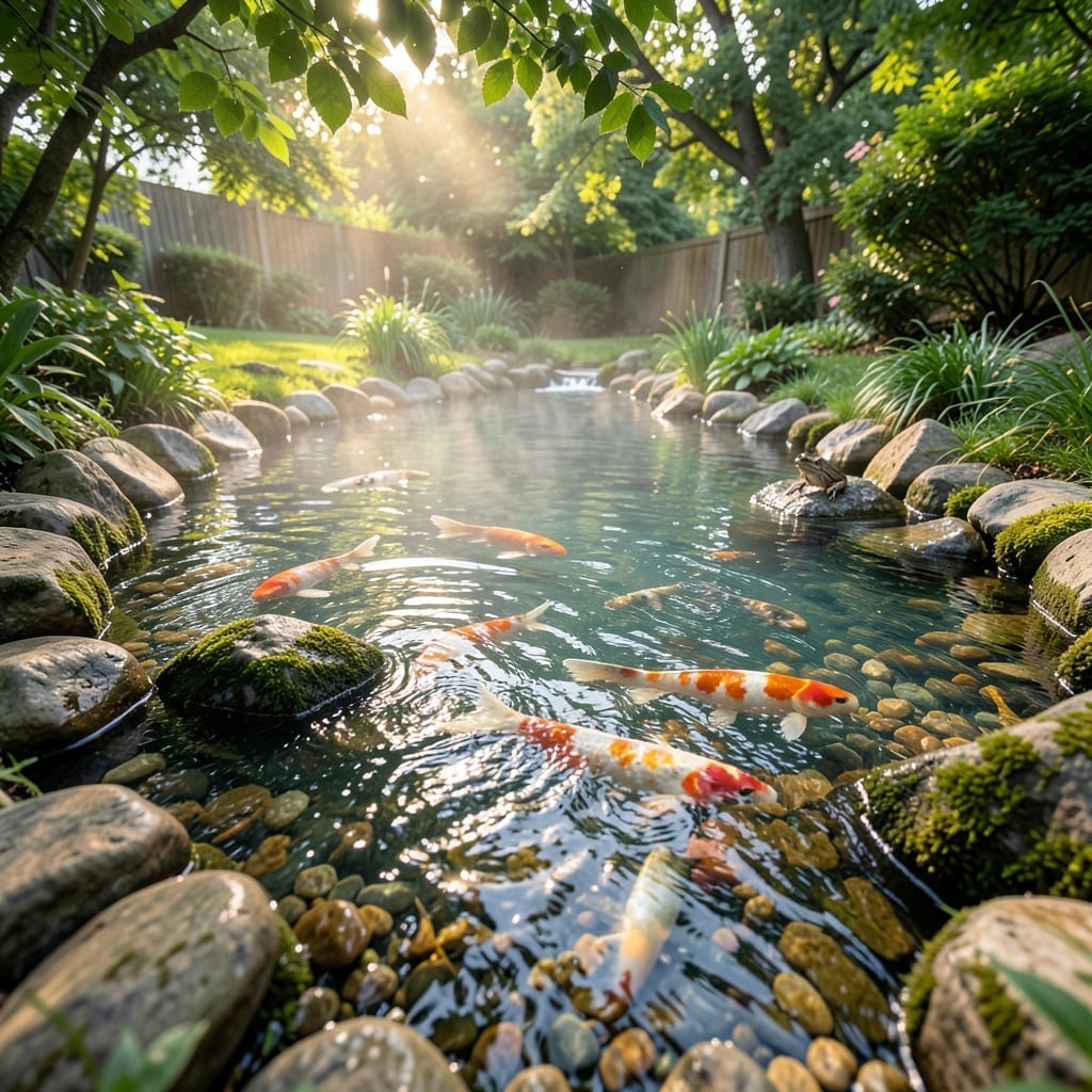 Stream-Fed Natural Pond
