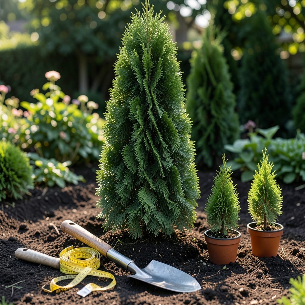 North Pole Arborvitae Spacing: Perfect Distance for Full Growth North Pole Arborvitae Spacing: Perfect Distance for Full Growth
