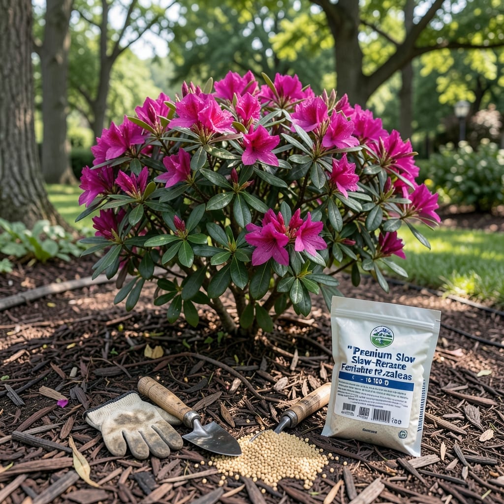 Slow Release Fertilizer for Azaleas: Acid-Loving Plant Nutrition Guide Slow Release Fertilizer for Azaleas: Acid-Loving Plant Nutrition Guide