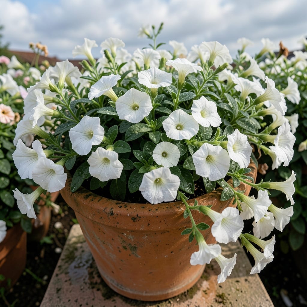 Diamantina White Petunia
