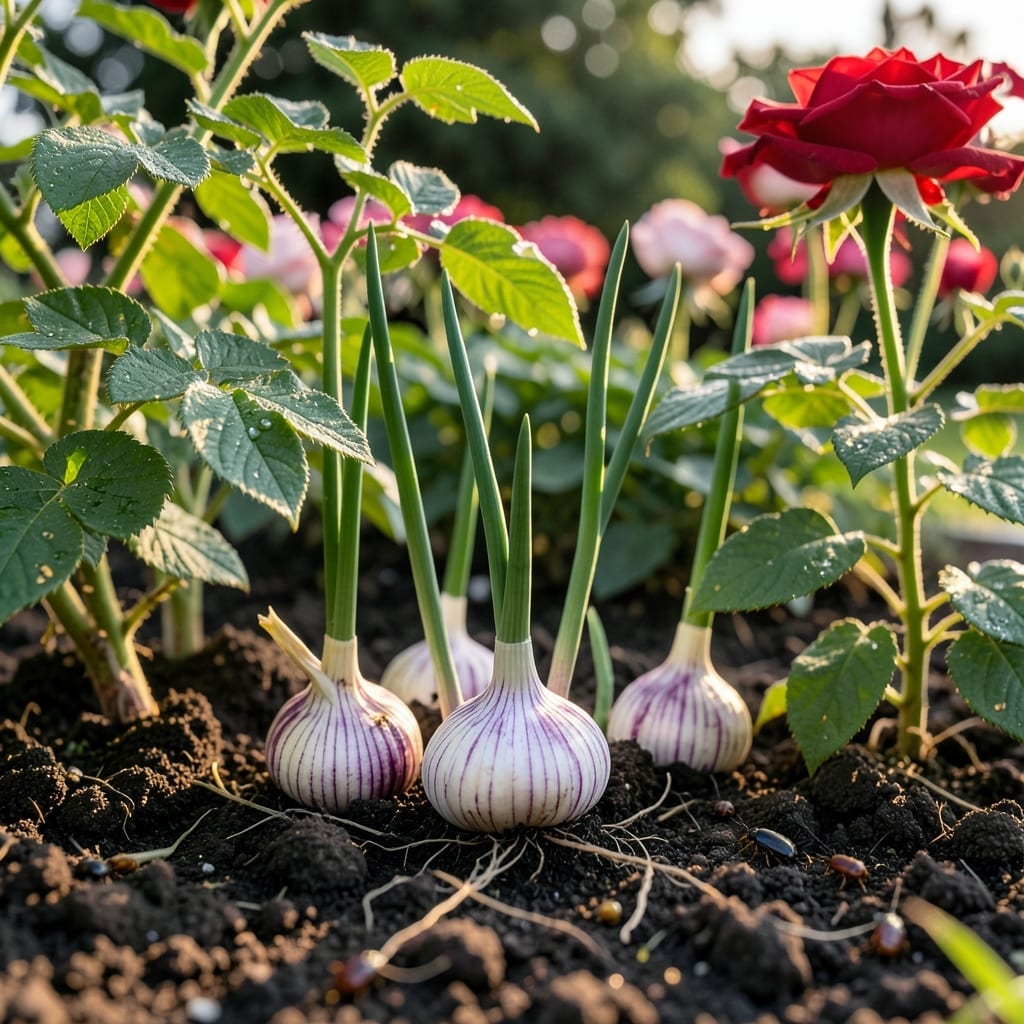 Garlic for Multi-Pest Garden Protection