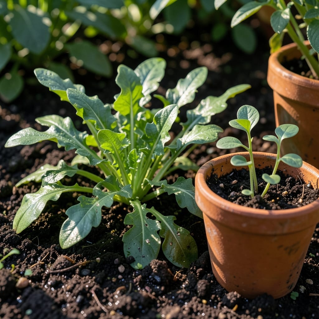 Arugula for Peppery Salad Greens