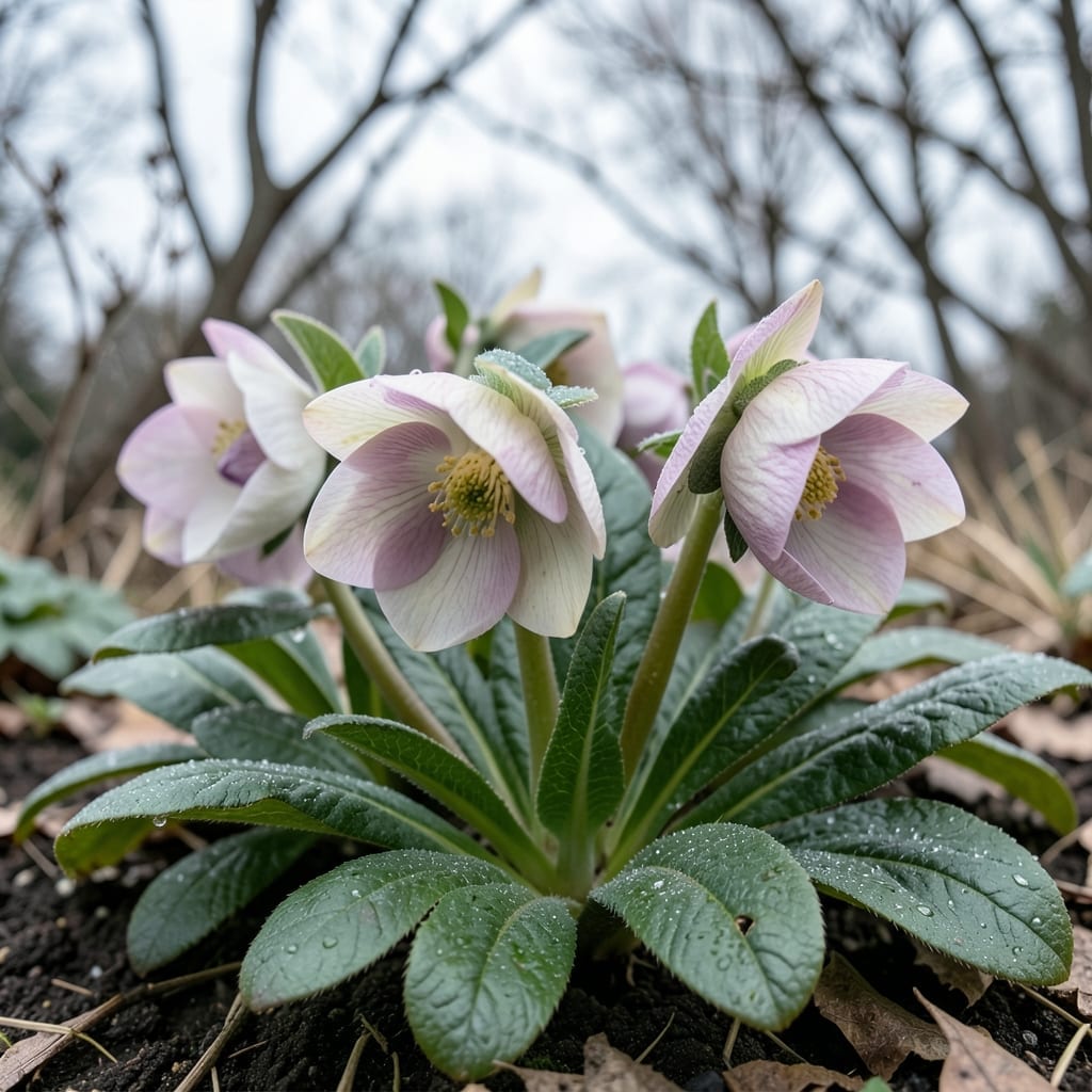 Hellebores for Winter Interest