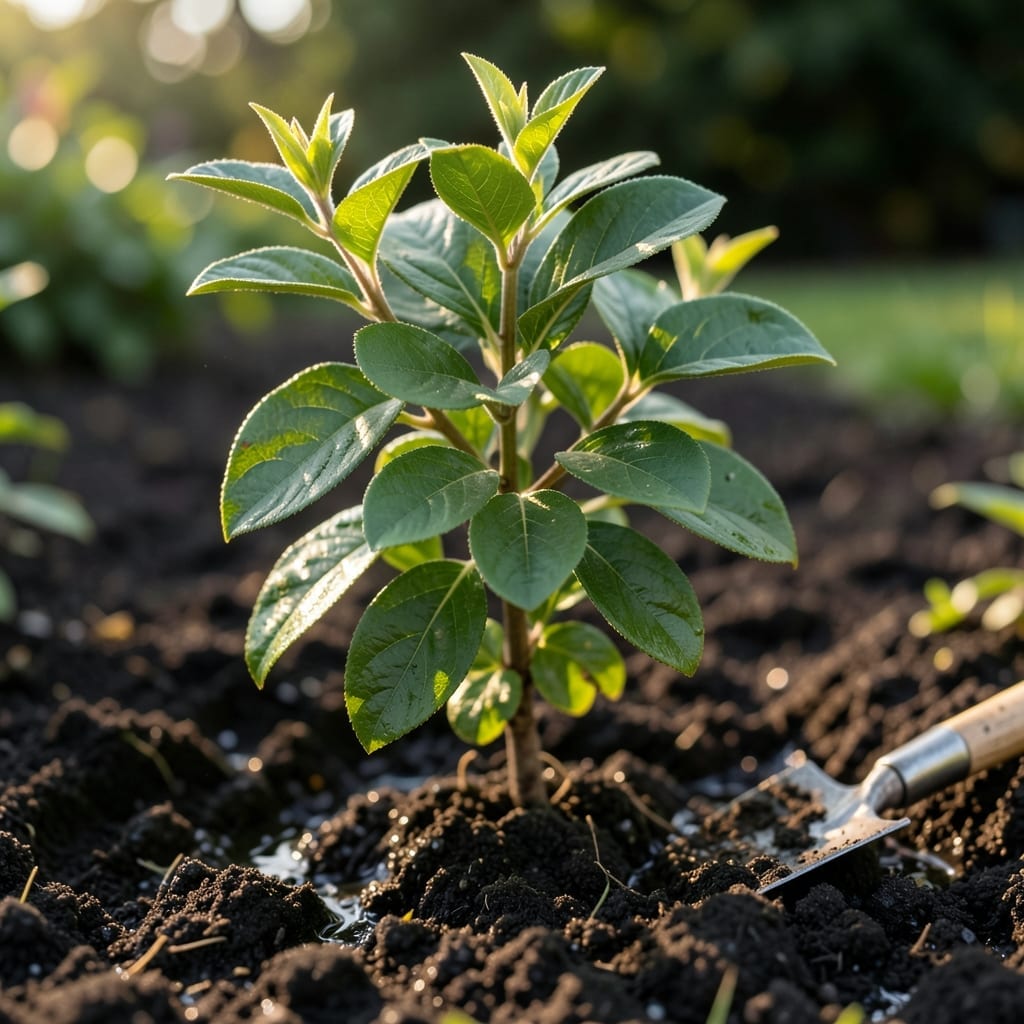 Watering Newly Planted Viburnum