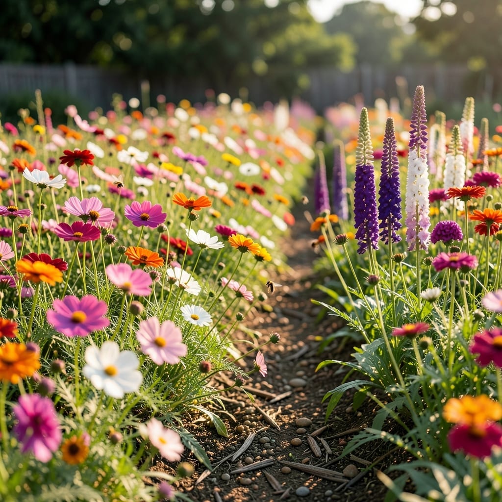 Cutting Garden Wildflower Bed