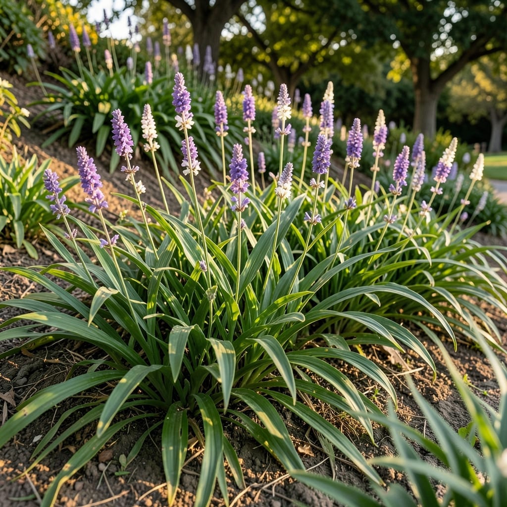 Liriope for Grass-Like Elegance