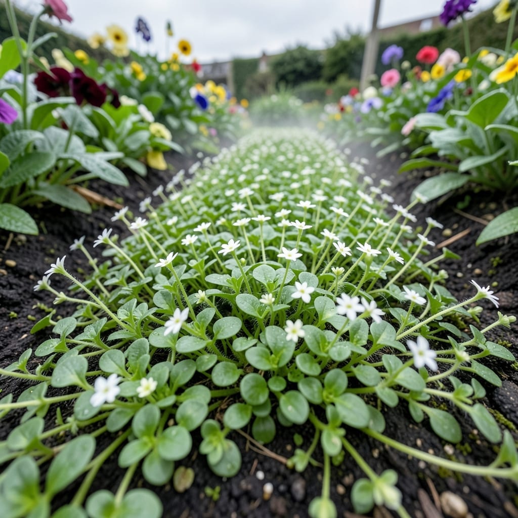 Chickweed in Beds