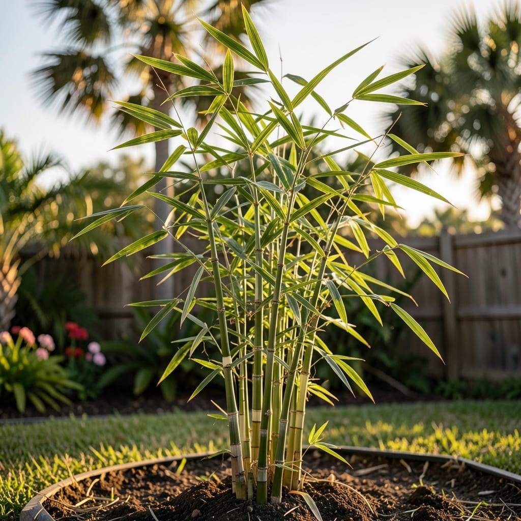 Dwarf White Stripe Bamboo