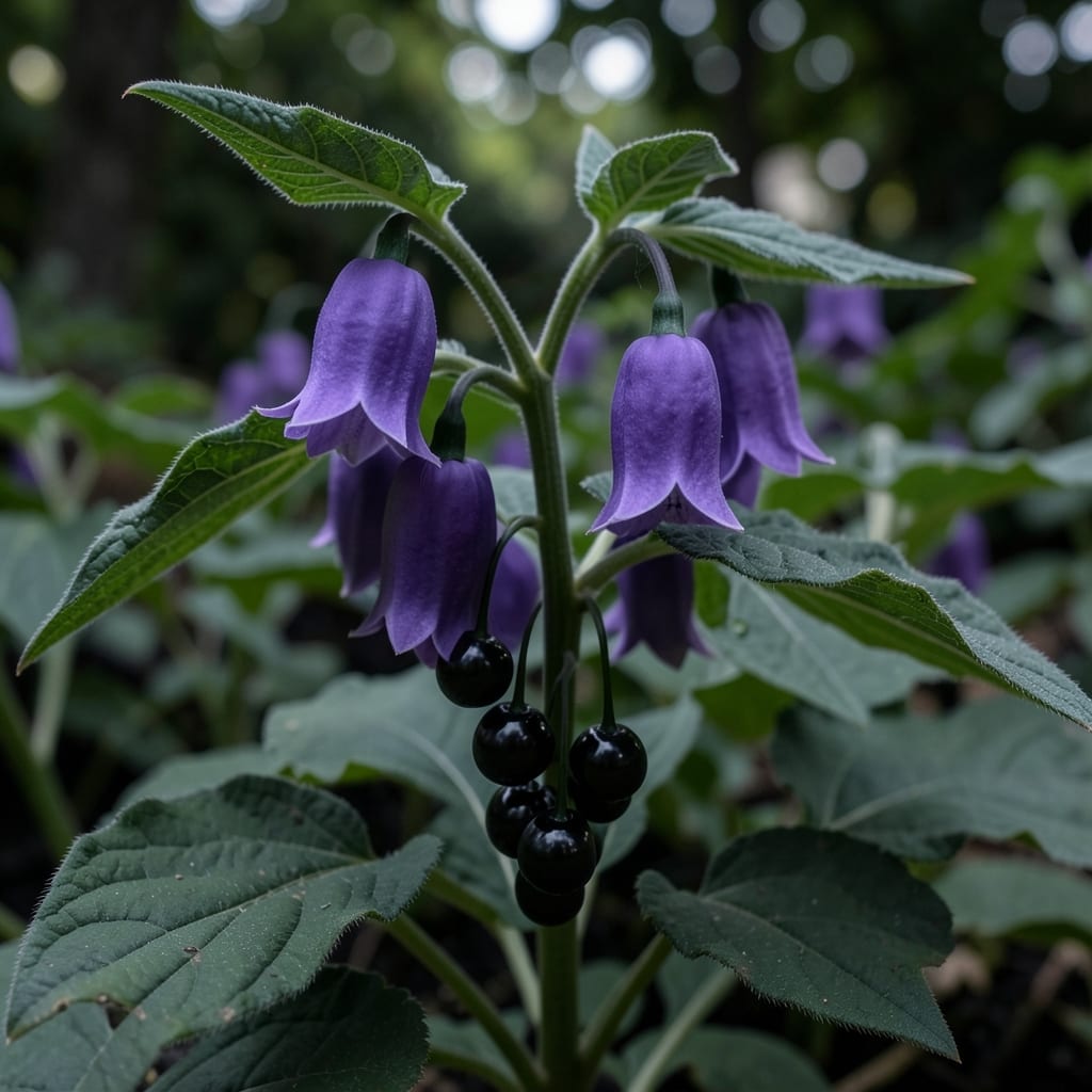 Deadly Nightshade Berry Plant