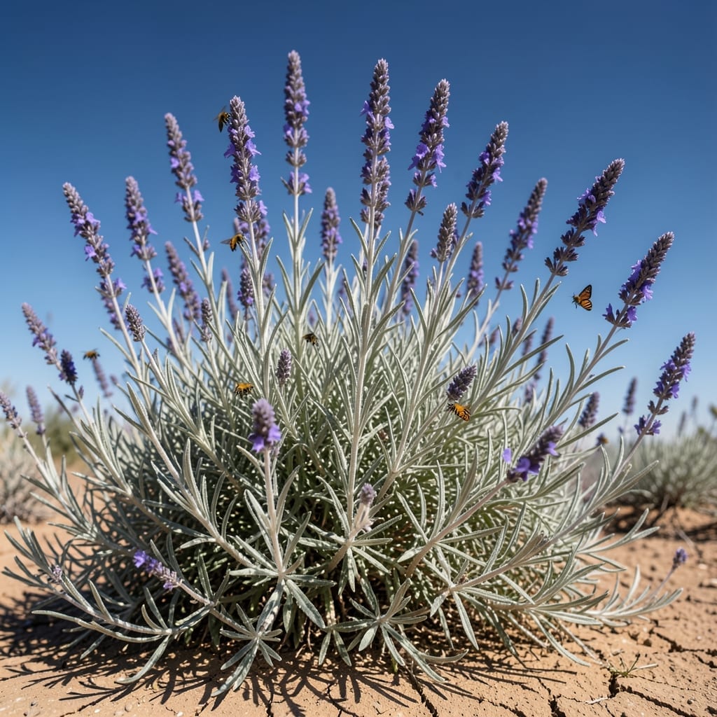 Russian Sage for Silvery Blue Spikes