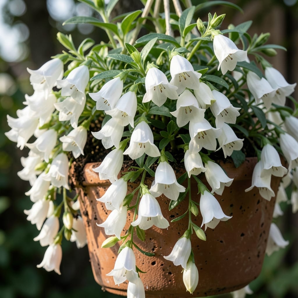 Lobelia White Fountain