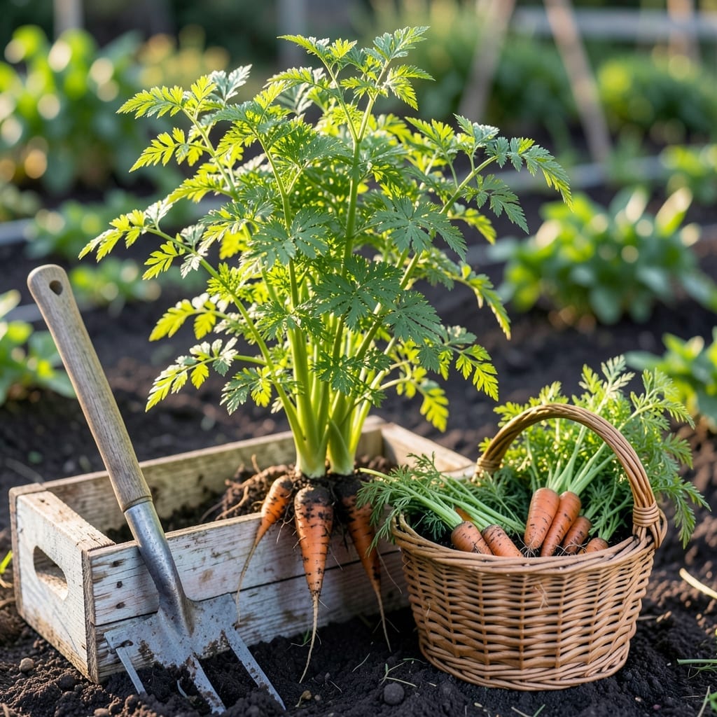 Carrot Harvest Time: Visual Cues for Sweet and Crunchy Carrots