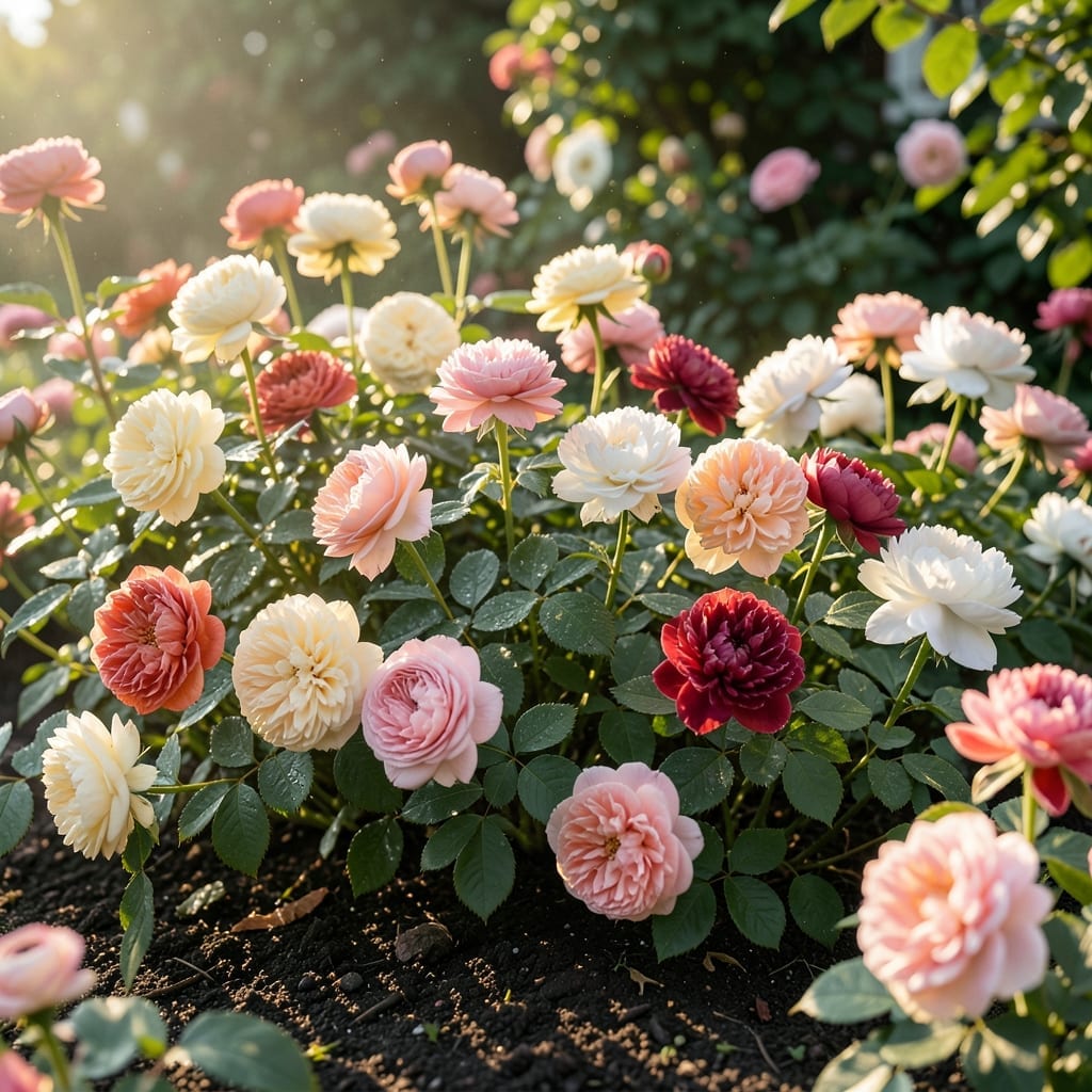 Roses for Romantic Combination