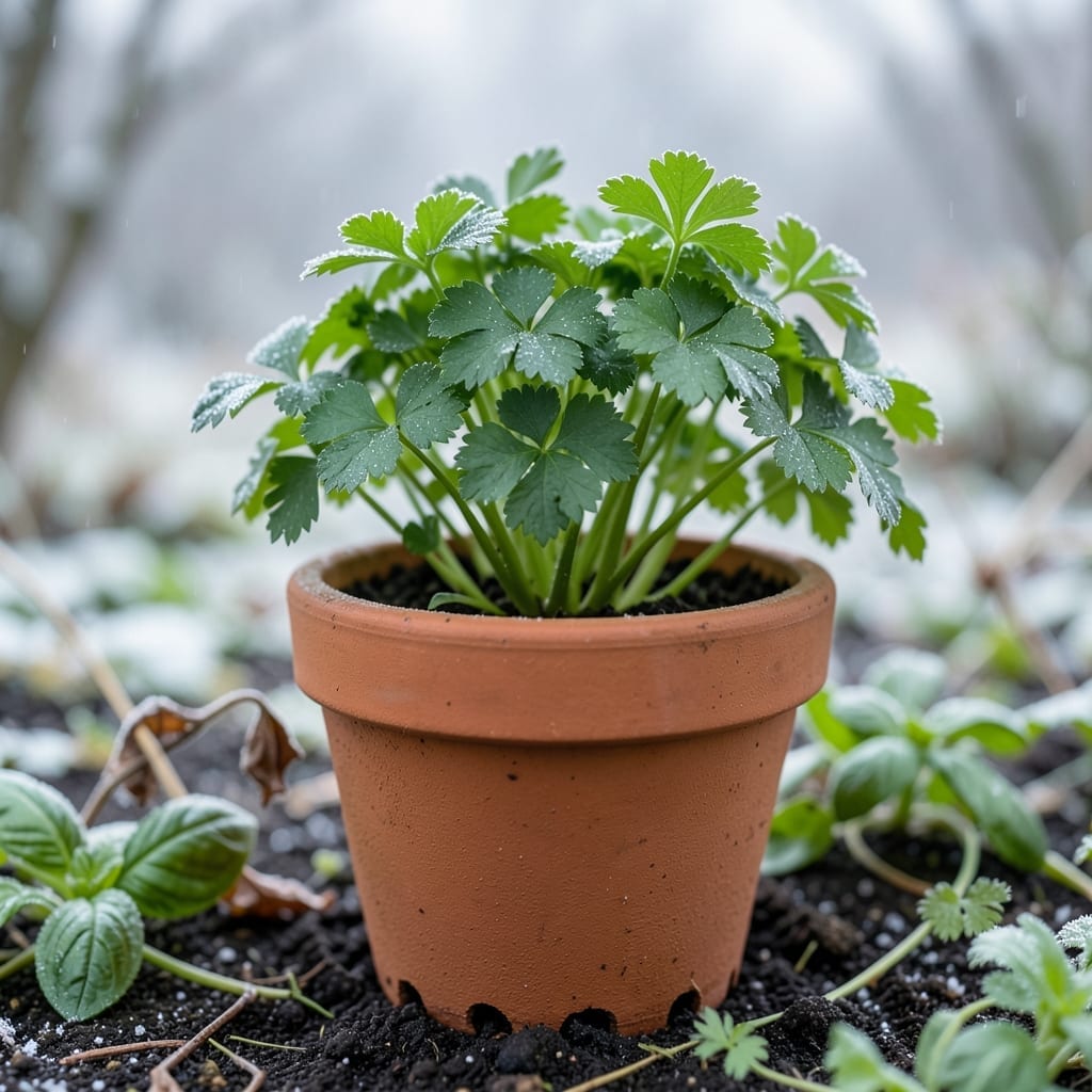 Parsley for Winter Freshness