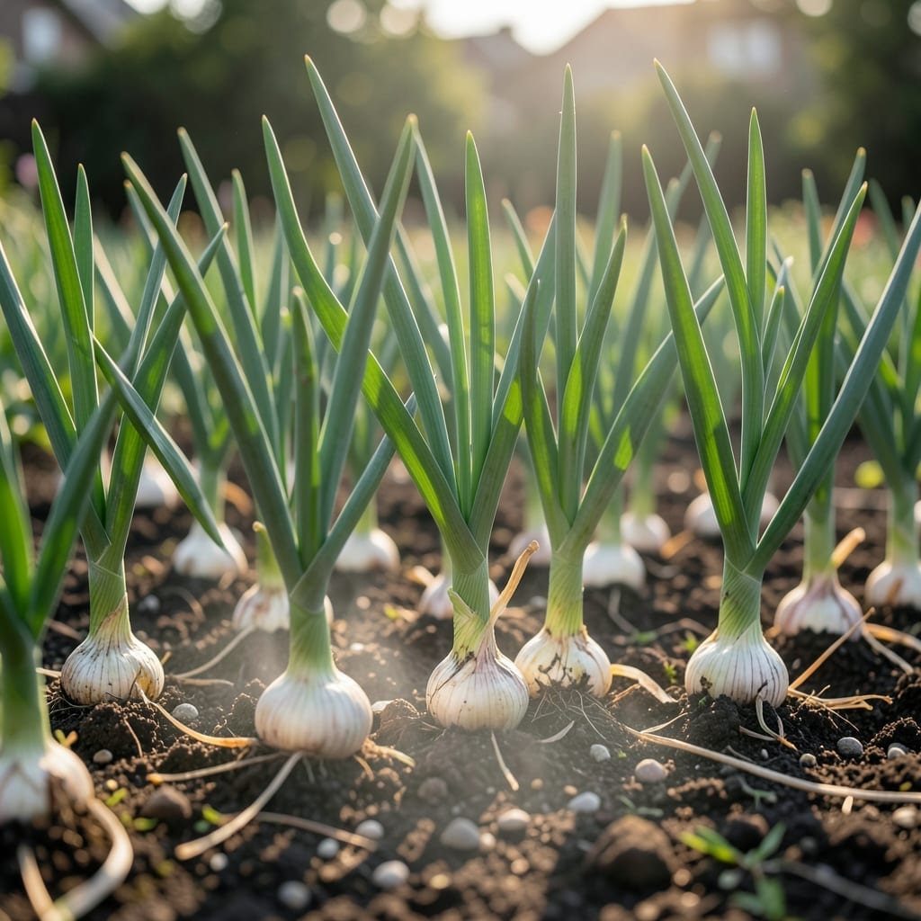 Garlic Plants