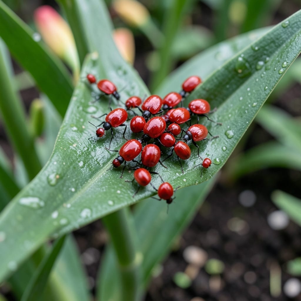 Red Insects On Lily Plants: Organic Removal For Healthy Blooms