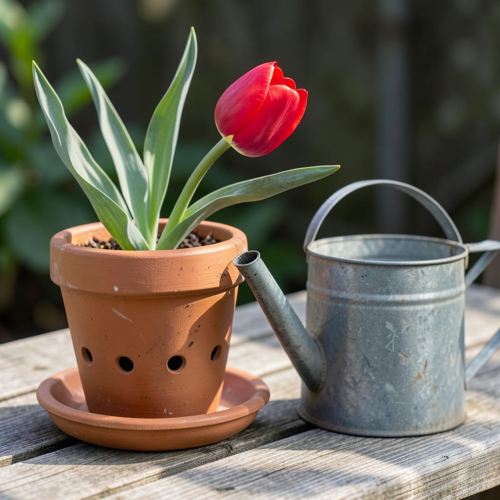 How Often to Water Potted Tulips: Prevent Root Rot with This Schedule