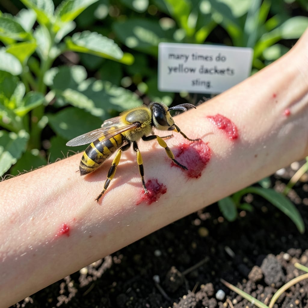 How Many Times Do Yellow Jackets Sting: Multiple Attacks and What to Know How Many Times Do Yellow Jackets Sting: Multiple Attacks and What to Know