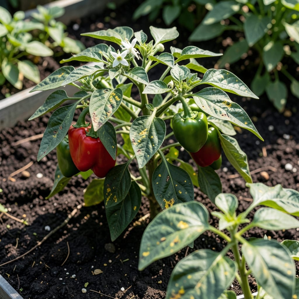Spots on Peppers: Visual Guide to Early Identification and Organic Care