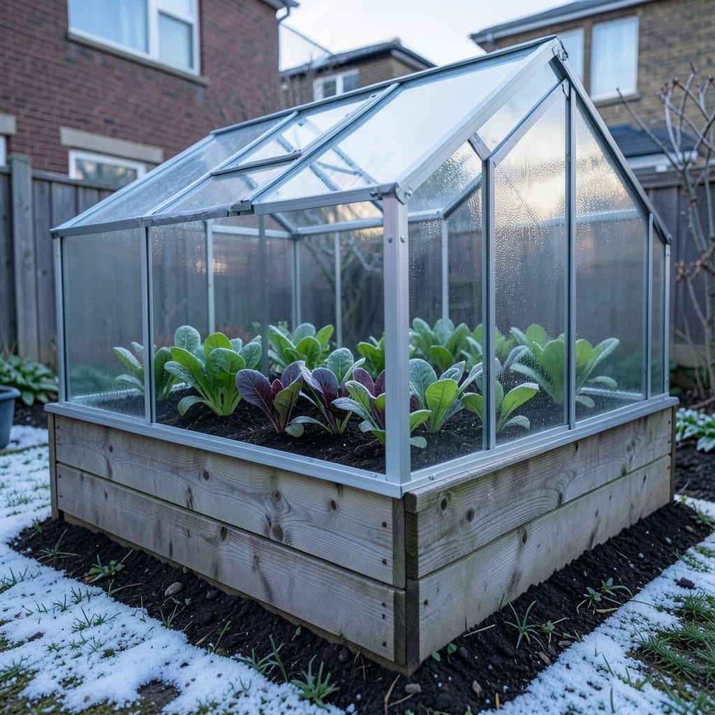 Raised Bed Greenhouse Combo