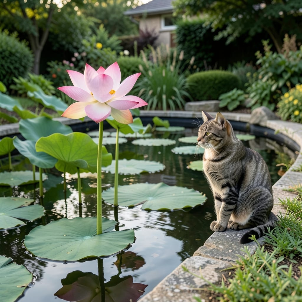 Are Lotus Flowers Poisonous to Cats: Pet Safety Guide Are Lotus Flowers Poisonous to Cats: Pet Safety Guide