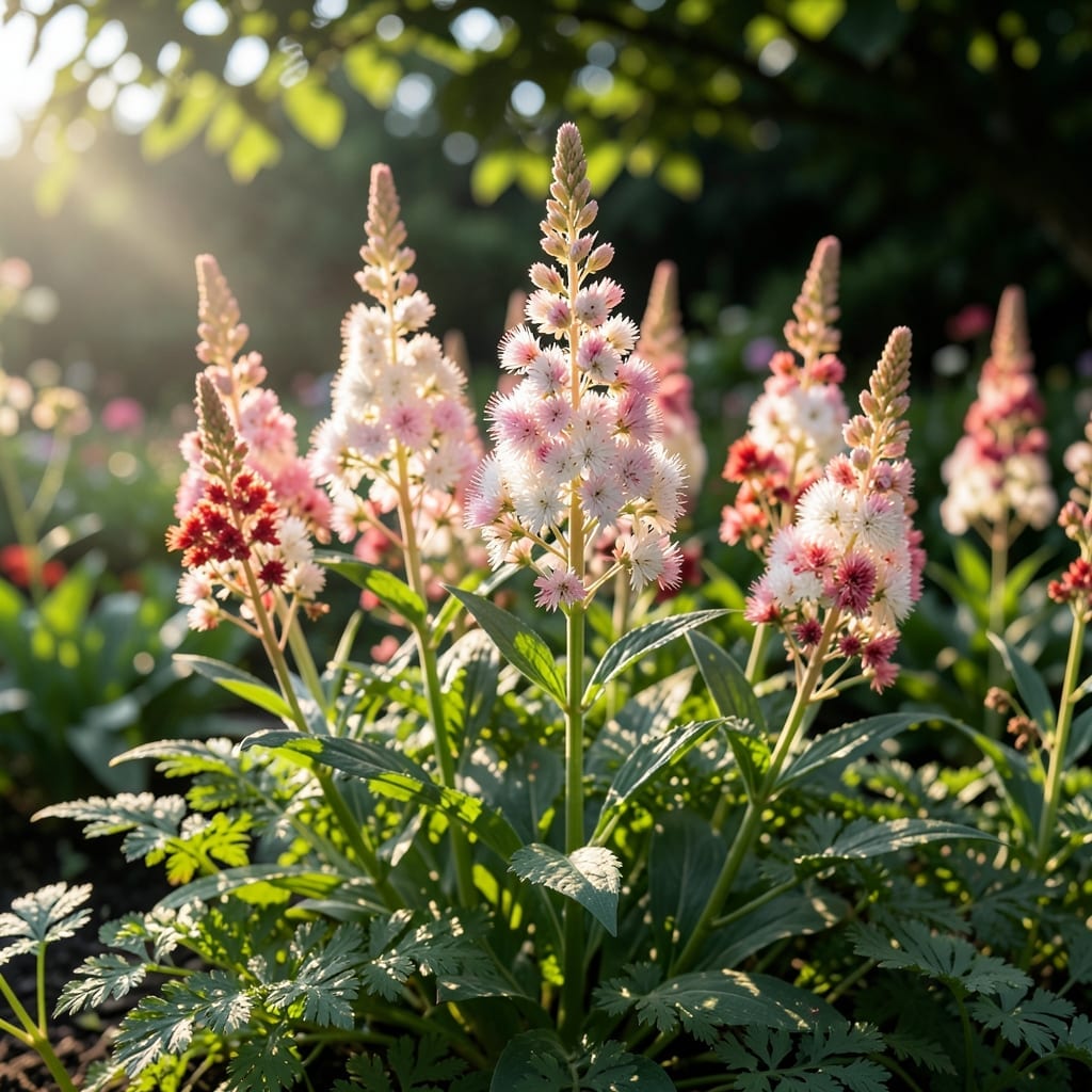 Astilbe with Feathery Plumes