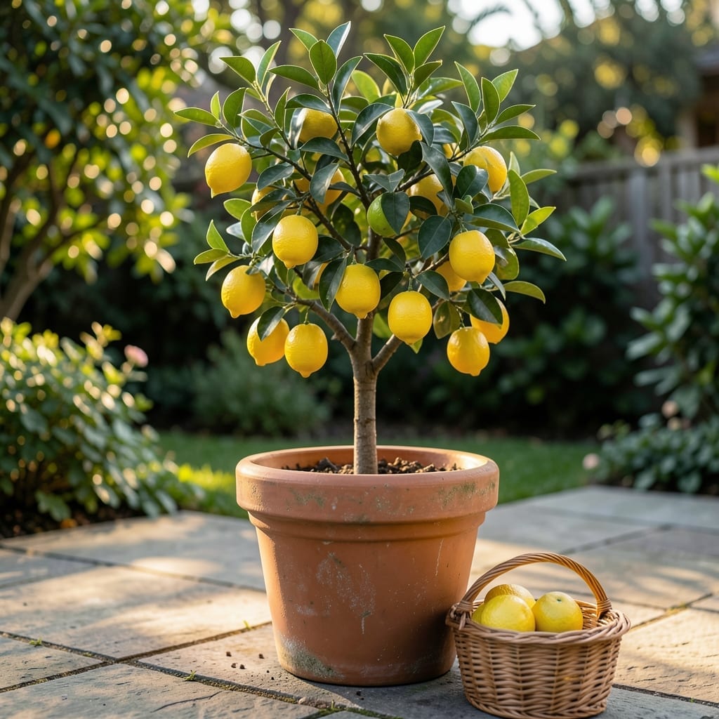 Dwarf Citrus Tree Container