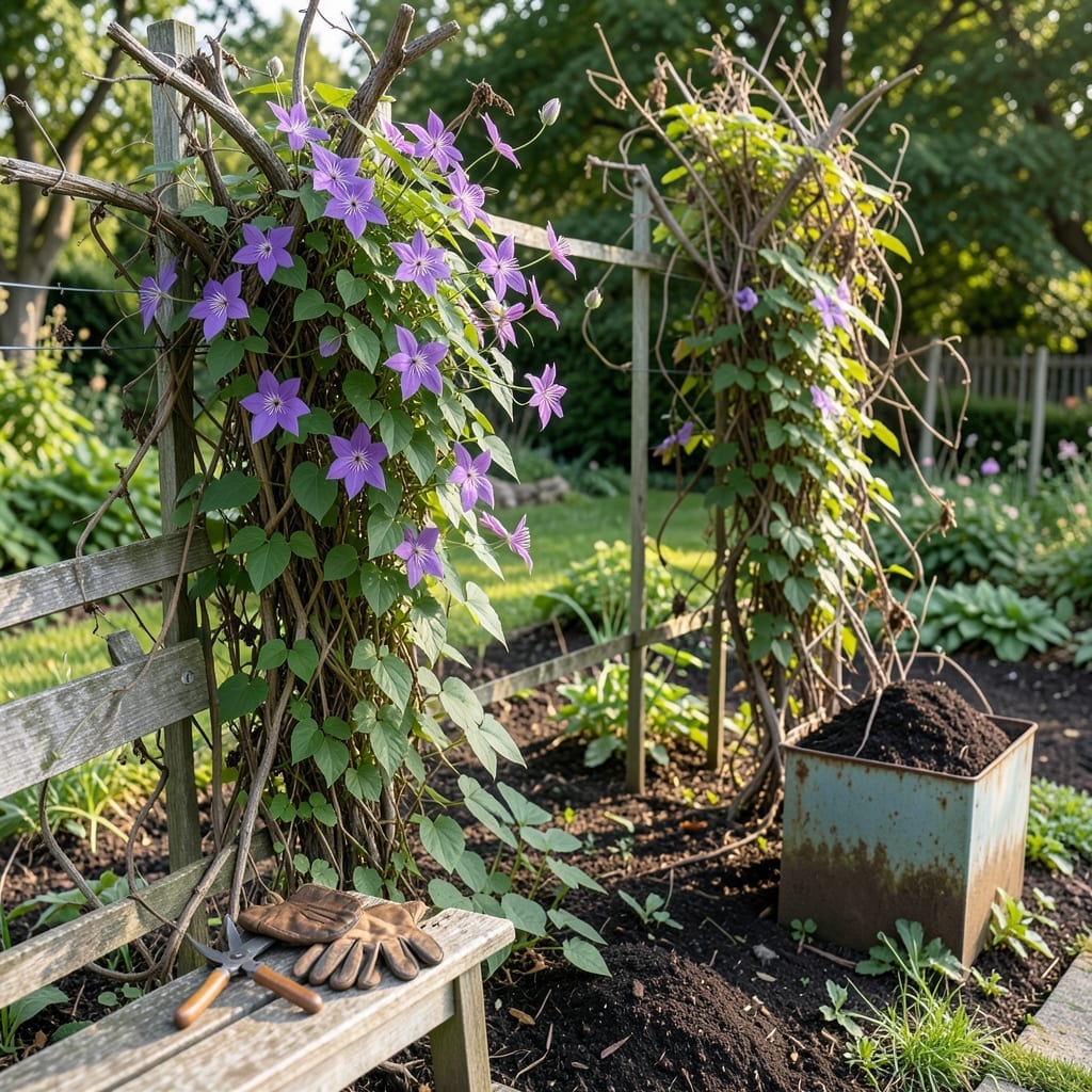 When to Trim Clematis Vines: Spring vs Fall Pruning Rules When to Trim Clematis Vines: Spring vs Fall Pruning Rules