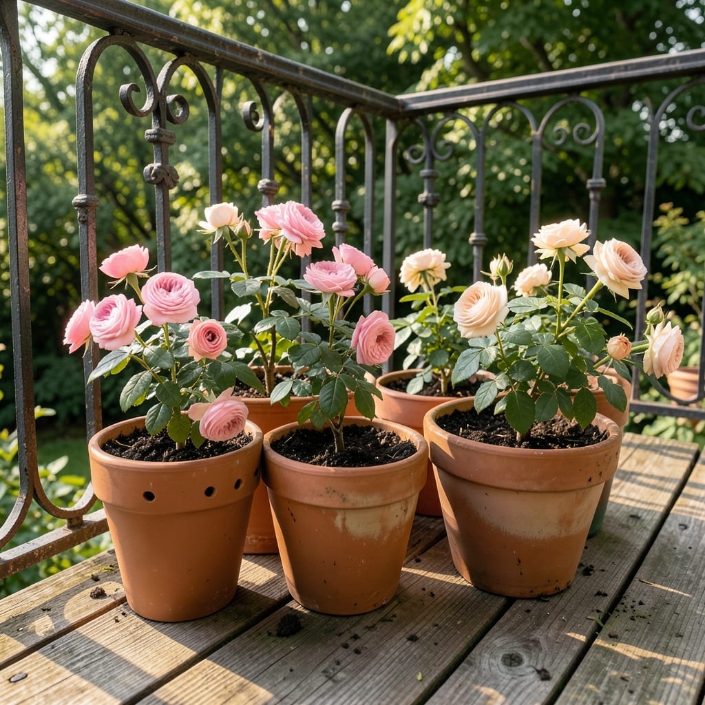 Container Rose Patio Garden