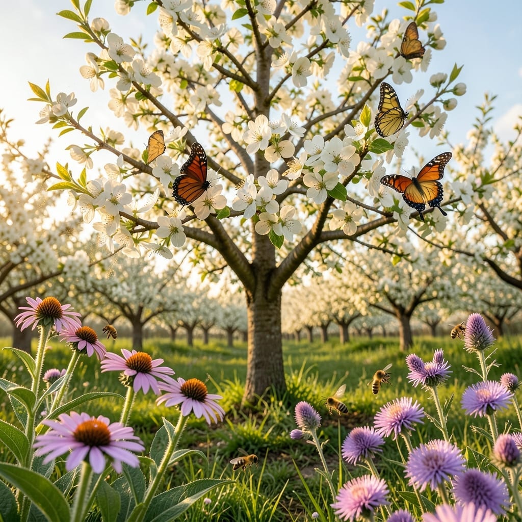 Butterflies for Pear Trees